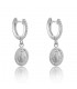 Aros virgen en plata de ley 925