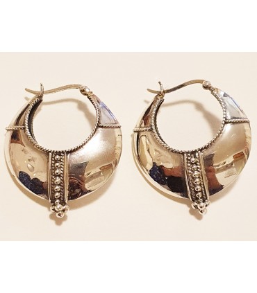 Aros etnicos en plata de ley 925