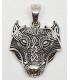 Colgante wolf en plata de ley 925