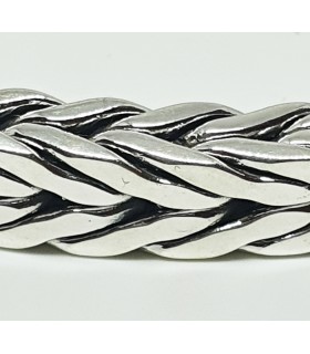 Pulsera etnica en plata de ley 925