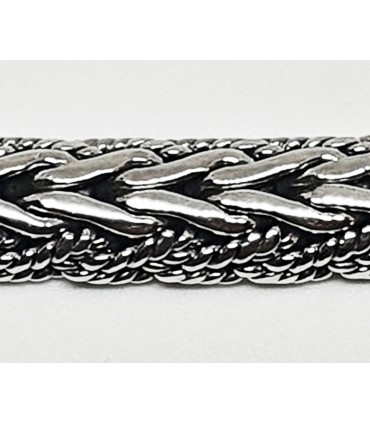 Pulsera etnica en plata de ley 925