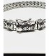 Pulsera etnica en plata de ley 925