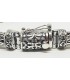 Pulsera etnica en plata de ley 925