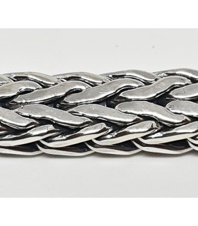 Pulsera etnica en plata de ley 925