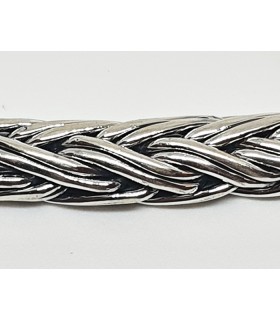 Pulsera etnica en plata de ley 925