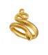 Anillo serpiente en plata de ley 925
