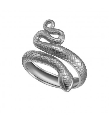 Anillo serpiente en plata de ley 925