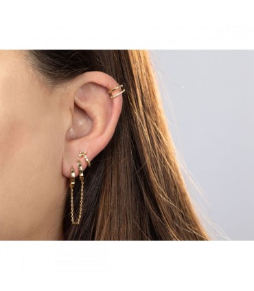 Pendientes esposas en plata de ley 925