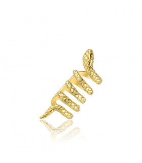 Earcuff serpiente en plata de ley 925