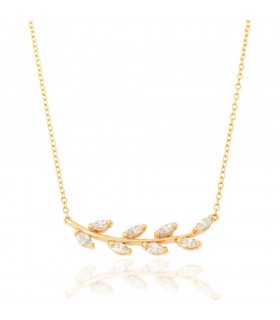 Gargantilla circonitas en plata de ley 925