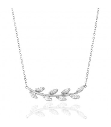 Gargantilla circonitas en plata de ley 925