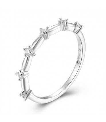 Anillo circonita en plata de ley 925
