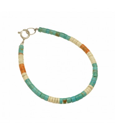 Pulsera de los indios americanos en plata de ley 925