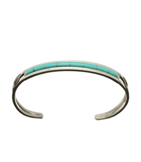 Pulsera rigida en plata de ley 925