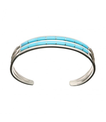 Pulsera Zuni en plata de ley 925