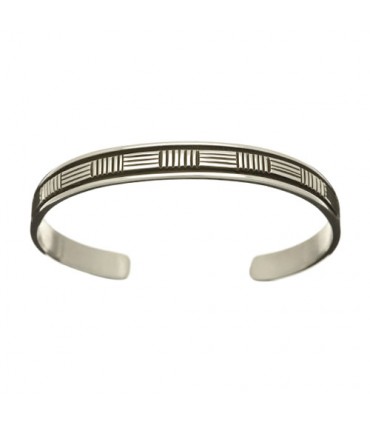 Pulsera navajo en plata de ley 925