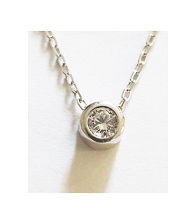 Gargantilla circonita en plata de ley 925