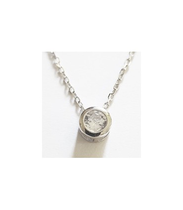 Gargantilla circonita en plata de ley 925