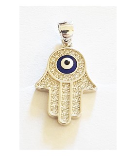 Colgante fatima en plata de ley 925