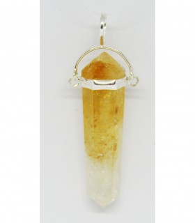 Colgante Citrino en plata de ley 925