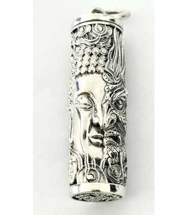 Colgante porta cenizas en plata de ley 925