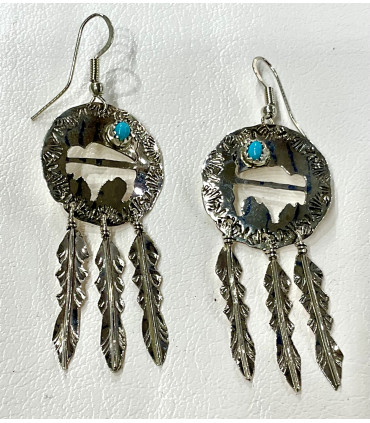 Pendientes en plata de ley 925